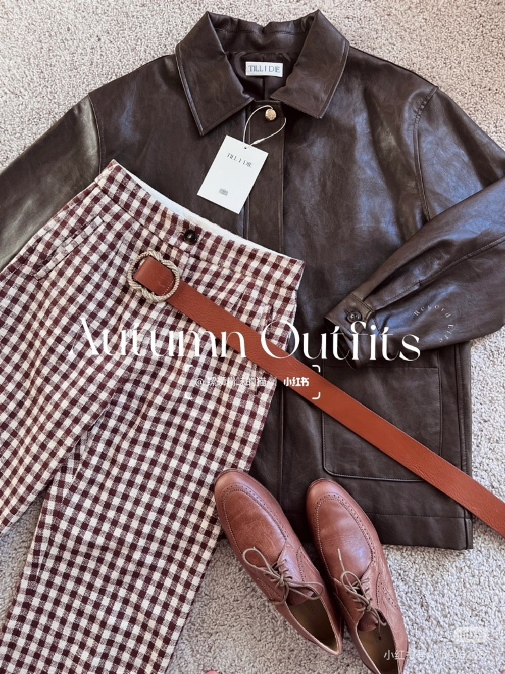 Wconcept Korean Brand Tillidie Leather Jacket Coat – New With Tags - Picture 5 of 9